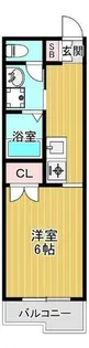 ラ・アベニュー中野【2階】の間取り