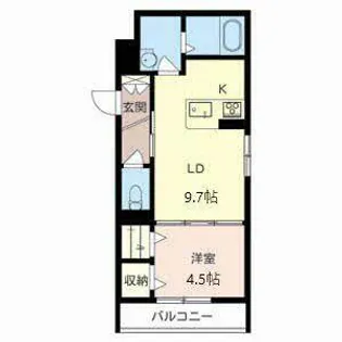 ピア ヴィレッジ【0203号室】の間取り