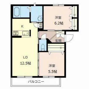 セントリビエ【0301号室】の間取り