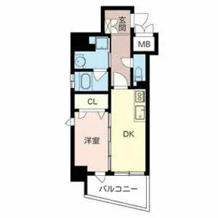 Villa Wisteria【0405号室】の間取り