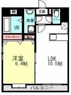 フォレストコート【2階】の間取り