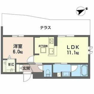 カーサ ピノ 5【0105号室】の間取り