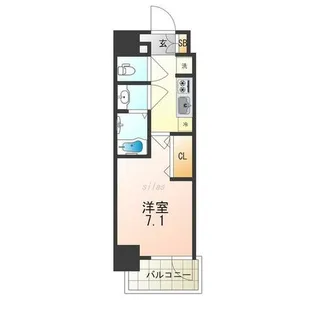 兵庫県尼崎市昭和通5丁目【マンション】の間取り