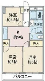 ロイヤルプラザヤマダ【5階】の間取り