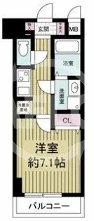 S-RESIDENCE Hommachi Marks【15階】の間取り