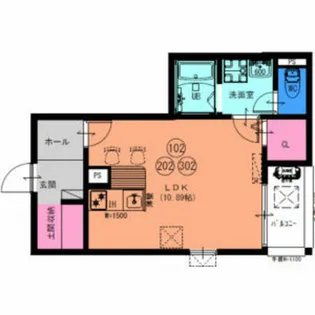 F+style狭山・池尻中2号館【1階】の間取り