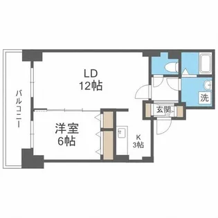 ティアラタワー中島倶楽部【27階】の間取り