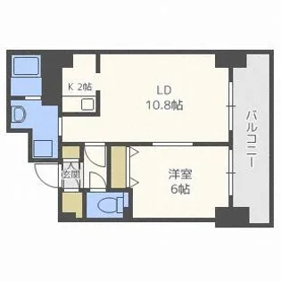 ティアラタワー中島倶楽部【28階】の間取り