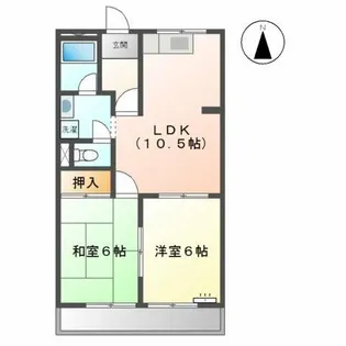 メゾンエクセルⅡ【3階】の間取り