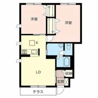 アゼリア宮上C【0101号室】の間取り