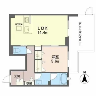 シャーメゾン 光【0101号室】の間取り