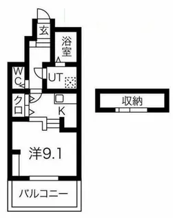 あんしん 小畑町08-13001【1階】の間取り