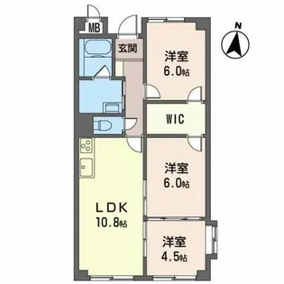 サンモール21【0203号室】の間取り