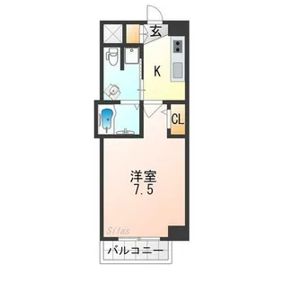 ラシーヌ天王寺町南【8階】の間取り