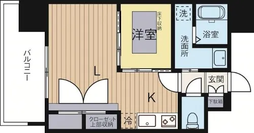 エステートモア平尾公園通り【532号室】の間取り