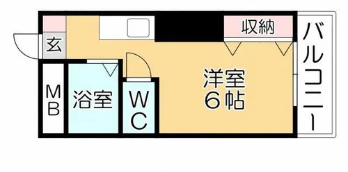 トマトハイツ【3階】の間取り