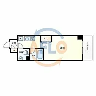 ロジェ今福鶴見【11階】の間取り