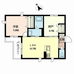 南住吉6(ゼクス)【0301号室】の間取り