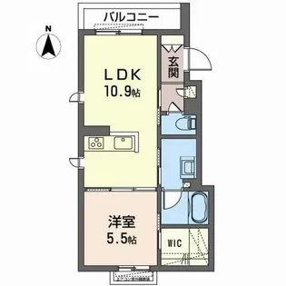 シャーメゾン シーガルII【0302号室】の間取り
