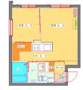 GRAND PLACE HASSAMU【3階】の間取り