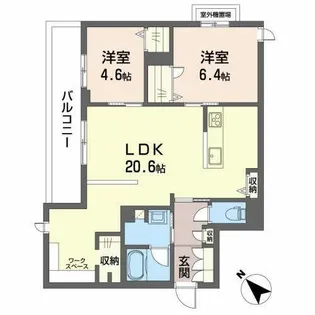 シャーメゾン GrandMaster赤穂【0301号室】の間取り