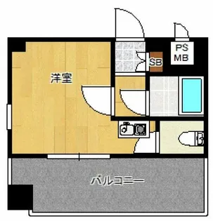 ロマネスク白金第2【801号室】の間取り