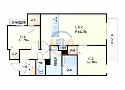 カヴァリエーレ【3階】の間取り