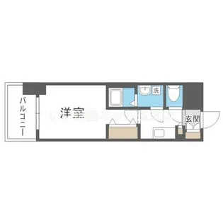 ファーストフィオーレ新町ファジスタ【3階】の間取り