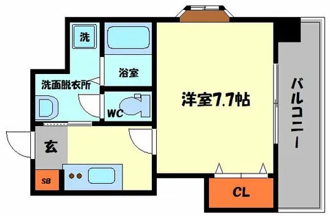 永久【8階】の間取り