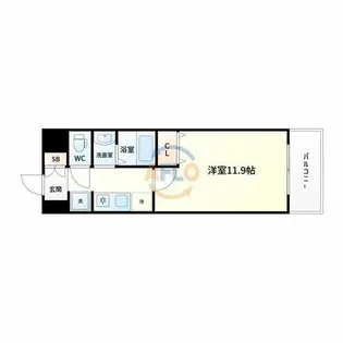 ラディアンス【5階】の間取り