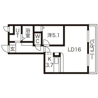 ピアッツァⅡ【1階】の間取り