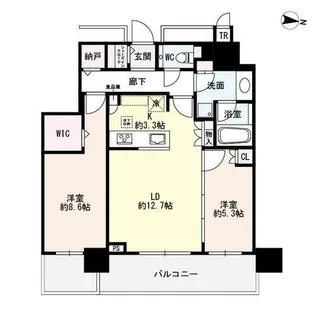 ONE札幌ステーションタワー【44階】の間取り