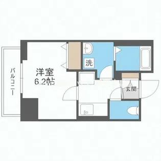 エグゼ天王寺Ⅱ【11階】の間取り