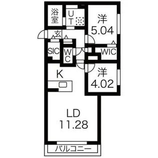 Culmination学園前【1階】の間取り