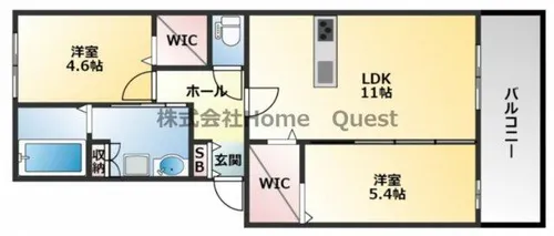 メゾン・ド・サカエⅡ【3階】の間取り