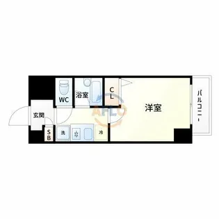 ノルデンハイム東三国Ⅱ【4階】の間取り