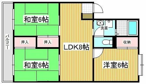 文栄第一ビル【306号室】の間取り