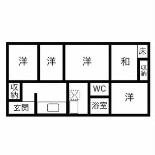 リアライズ木曽川【208号室】の間取り