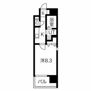 ICHINOMIYA RISE(イチノミヤライズ)【12階】の間取り