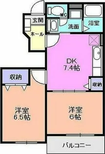 アルカンシェル【1階】の間取り