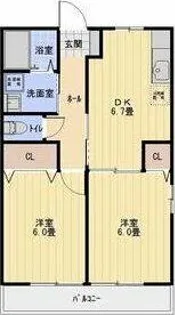 ドルフ【2階】の間取り