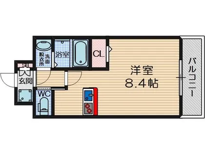ロイス南茨木【1階】の間取り