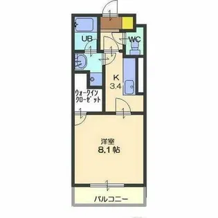 南野館【4階】の間取り