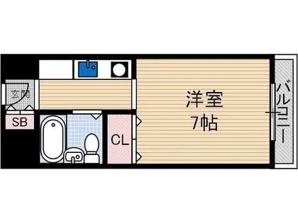 エスタ茨木【2階】の間取り