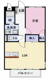 サンクレスト文津B【1階】の間取り