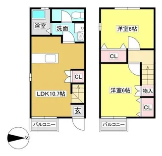 フルハウス【3号室】の間取り
