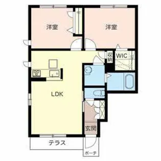 シャーメゾン エーレ【0101号室】の間取り