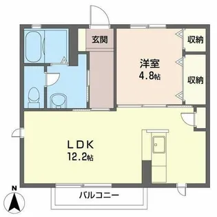 プレールII【0103号室】の間取り