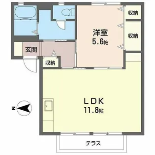アルシオネ B【1階】の間取り