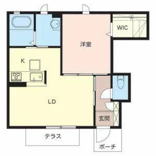 シャーメゾン稲田本町【A103号室】の間取り